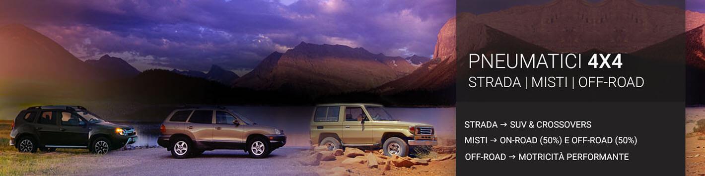 pneumatici 4x4 Strada - Misti - Off-road
