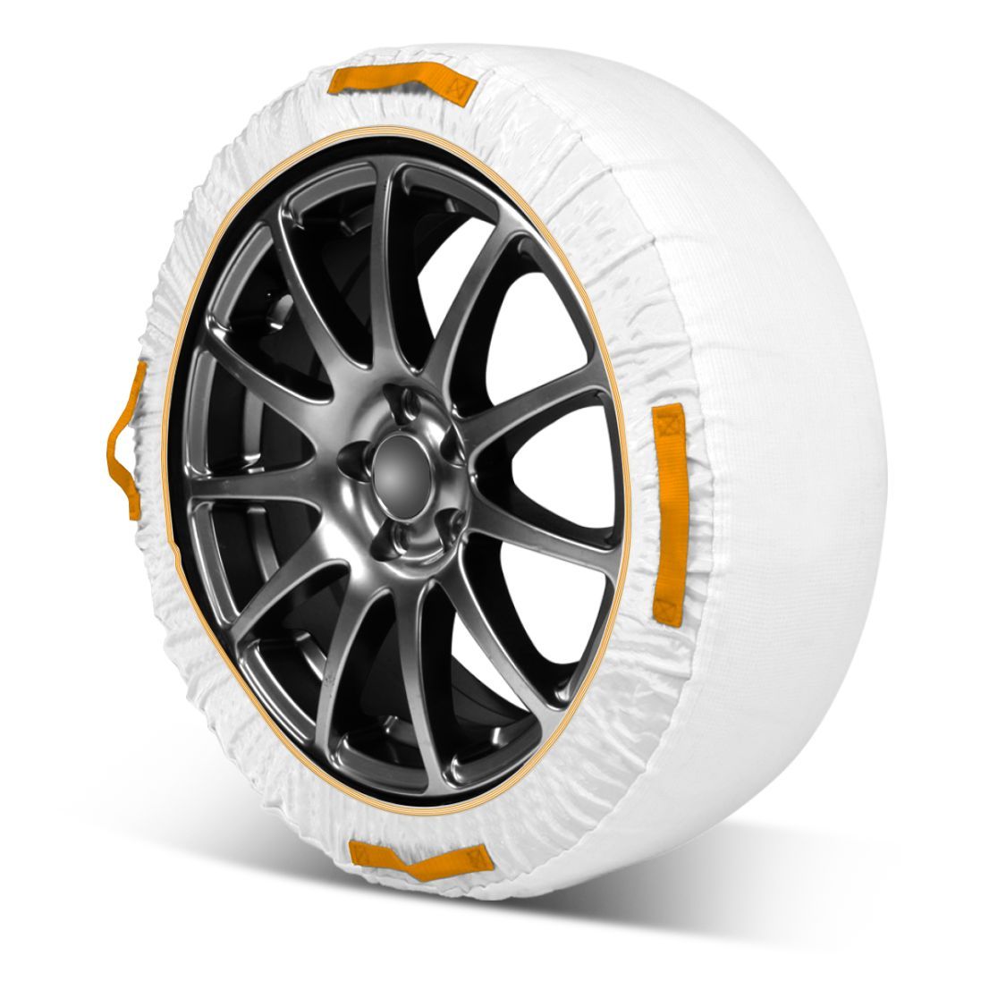 Catene Da Neve In Nylon - 10 Pezzi, Denti Multistrato, Per Bici E Moto (145-295 Mm)