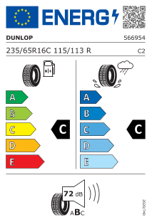 Pneumatico Dunlop Econodrive 235/65 R 16 115 113 R